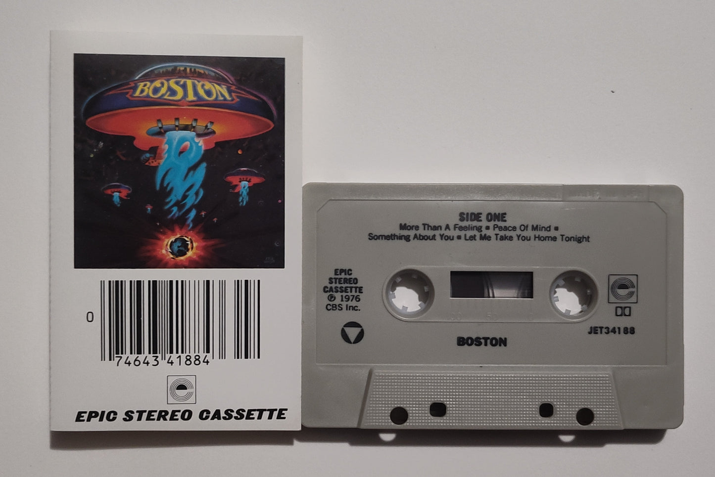 Boston - "Boston" - CASSETTE TAPE (Stereo; DOLBY) VG+/VG+