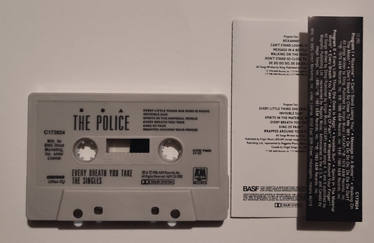 Police, The - "Every Breath You Take: The Best Of" - CASSETTE TAPE (DOLBY; Chrome) VG+/VG+