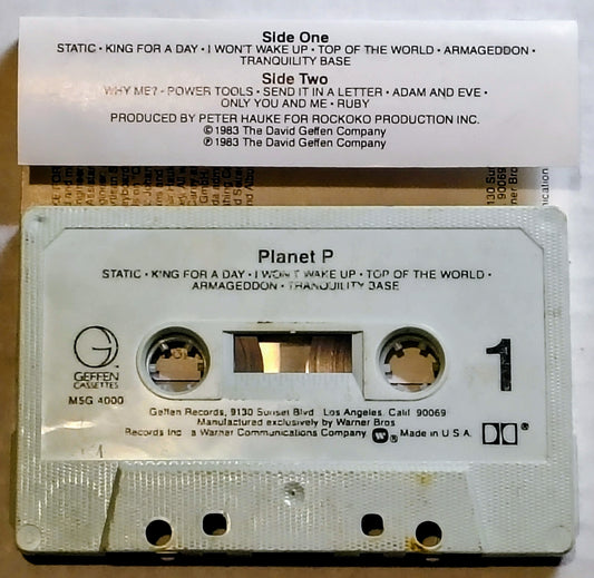 Planet P - “Planet P” - CASSETTE TAPE VG/VG