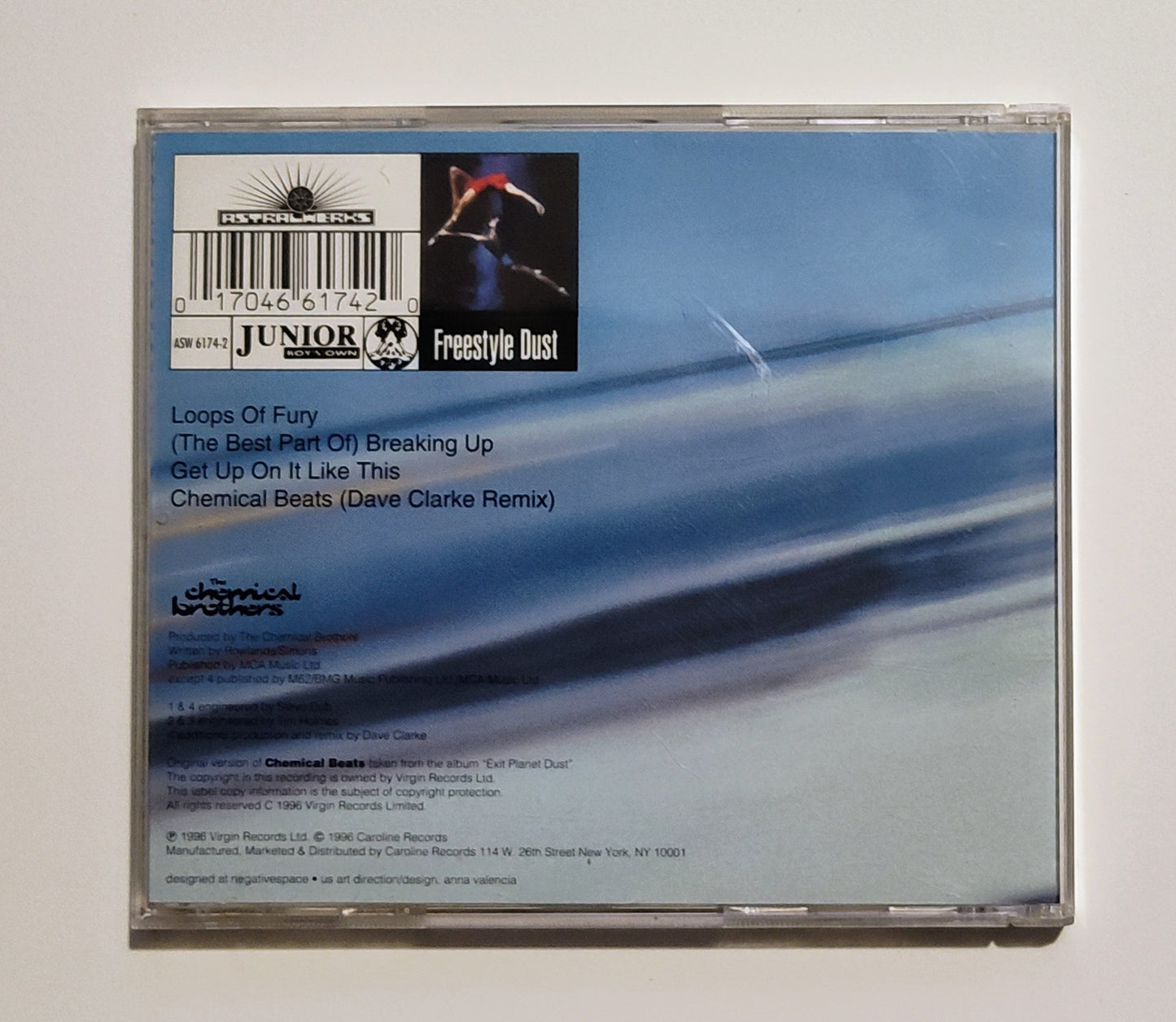 Chemical Brothers, The - "Loops Of Fury EP" - COMPACT DISC VG+/VG