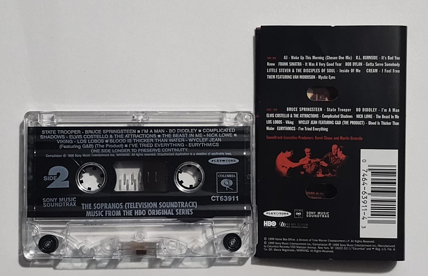Various Artists - "Music From The Sopranos" - CASSETTE TAPE VG+/VG+