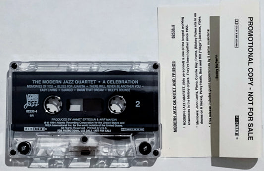 Modern Jazz Quartet, The - “A Celebration (Promo Copy)” - CASSETTE TAPE VG+/VG+