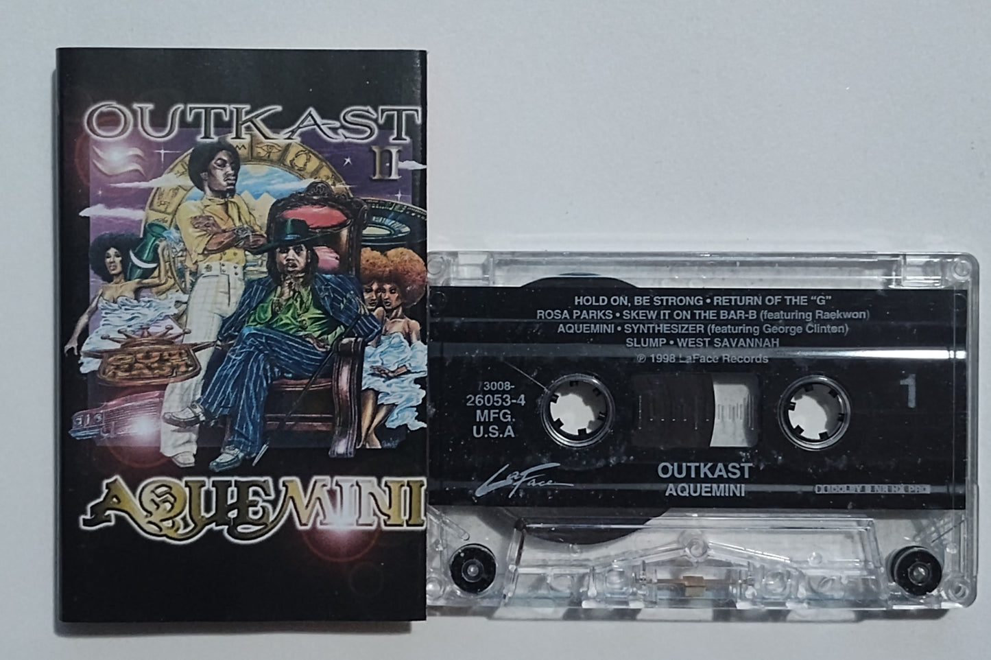 Outkast - "Aquemini" - CASSETTE TAPE (DOLBY HX PRO B NR) VG/FAIR* (See Notes/Photos)