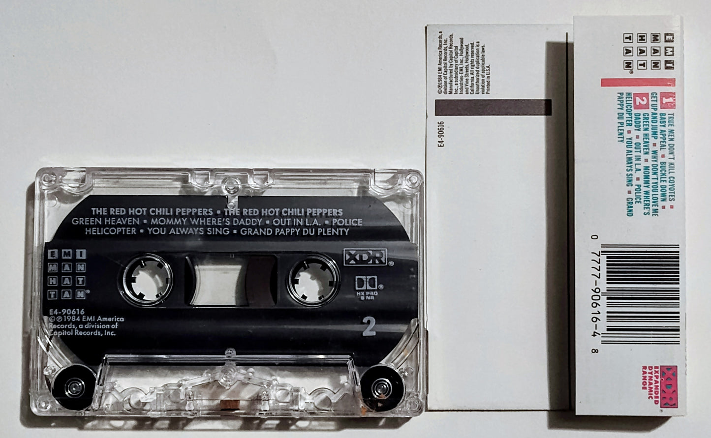 Red Hot Chili Peppers - "Red Hot Chili Peppers" - CASSETTE TAPE (DOLBY HX PRO B NR) VG+/VG+