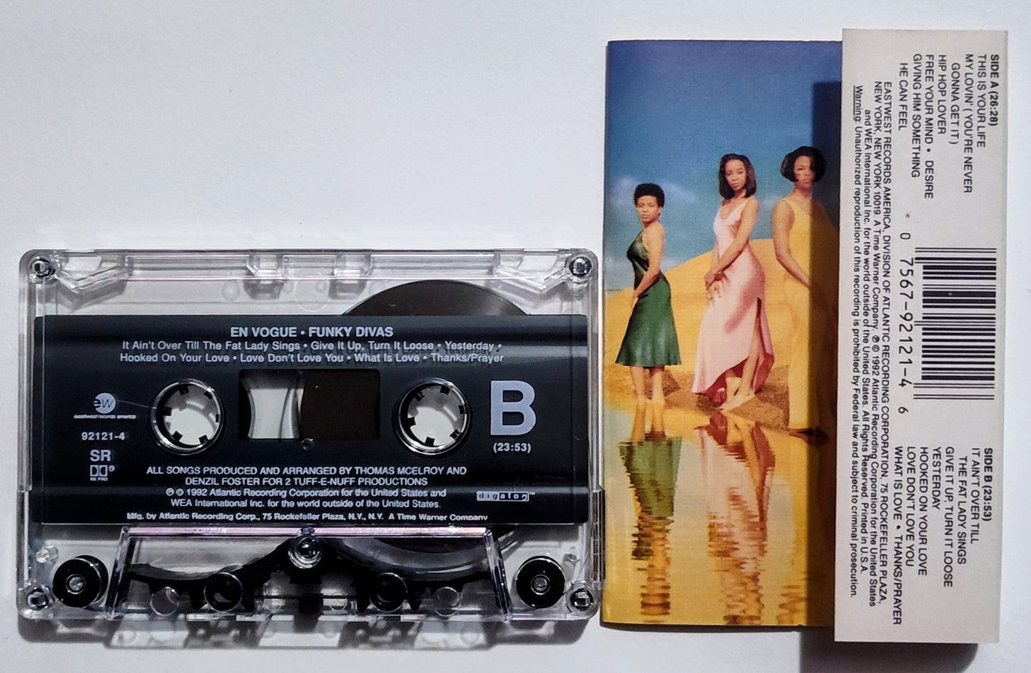 En Vogue - "Funky Divas" - CASSETTE TAPE (SR; DIGalog; DOLBY HX PRO) VG+/VG+