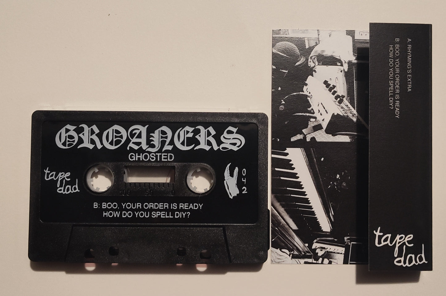 Groaners - "Ghosted" - INDIE CASSETTE TAPE (Tape Dad) M/M