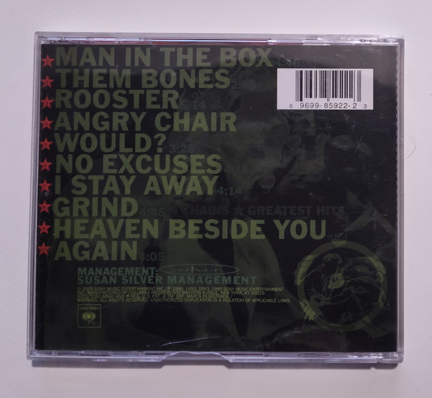 Alice In Chains - "Greatest Hits" - COMPACT DISC G+/G+