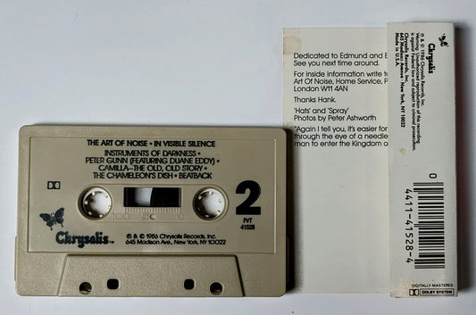 Art Of Noise, The - "In Visible Silence" - CASSETTE TAPE (DOLBY) VG/VG+