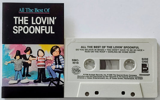 Lovin’ Spoonful - “All The Best Of” - CASSETTE TAPE VG+/VG+