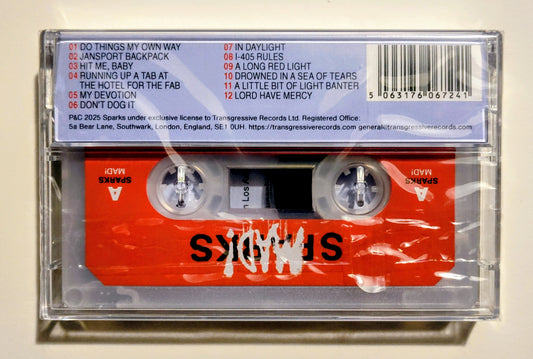 Sparks - "Mad!" - INDIE CASSETTE TAPE M/M (Sealed)
