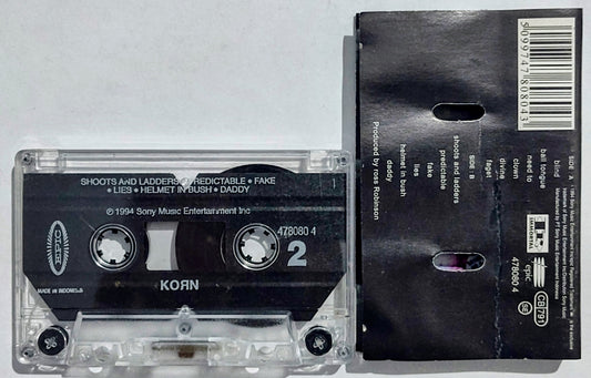 Korn - “Korn” - CASSETTE TAPE (Indonesia) VG+/VG+