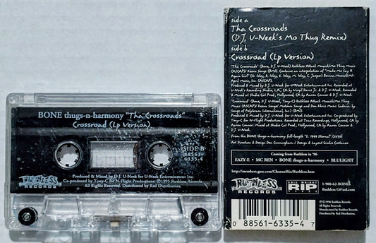 Bone Thugs-N-Harmony - “Tha Crossroads” - CASSETTE TAPE (Single) G+/G+