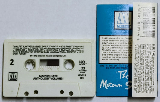 Marvin Gaye - “Anthology Vol. 1” - CASSETTE TAPE VG+/VG+