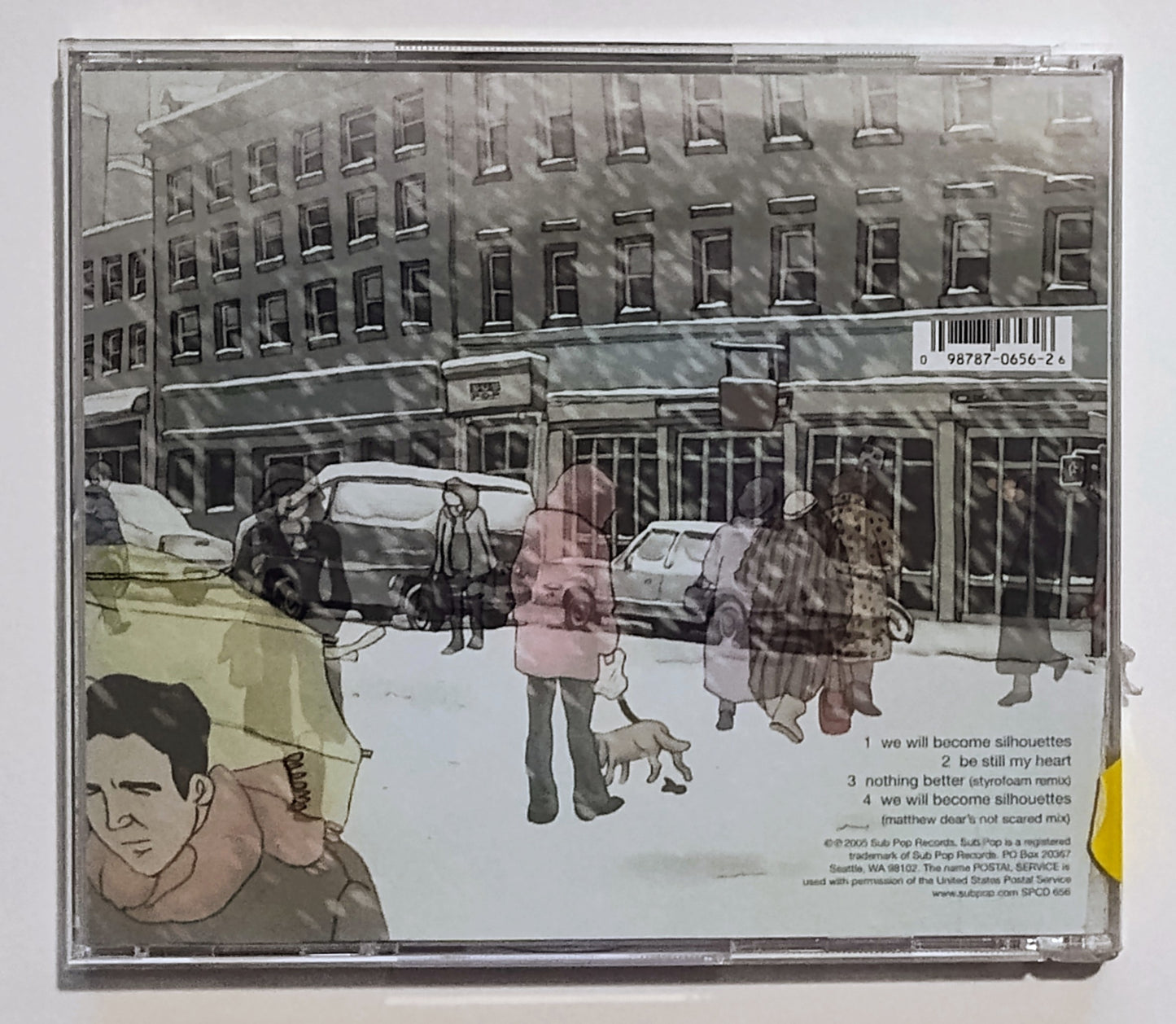 Postal Service , The - "We Will Become Silhouettes" - INDIE COMPACT DISC VG+/VG+