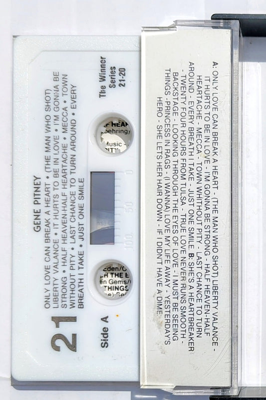 Gene Pitney - “21 Winners Compilation” - CASSETTE TAPE VG+/VG+