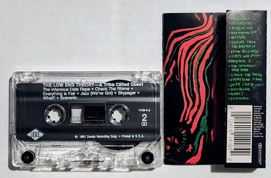 A Tribe Called Quest - "The Low End Theory (Clean Version)" - CASSETTE TAPE VG/VG+