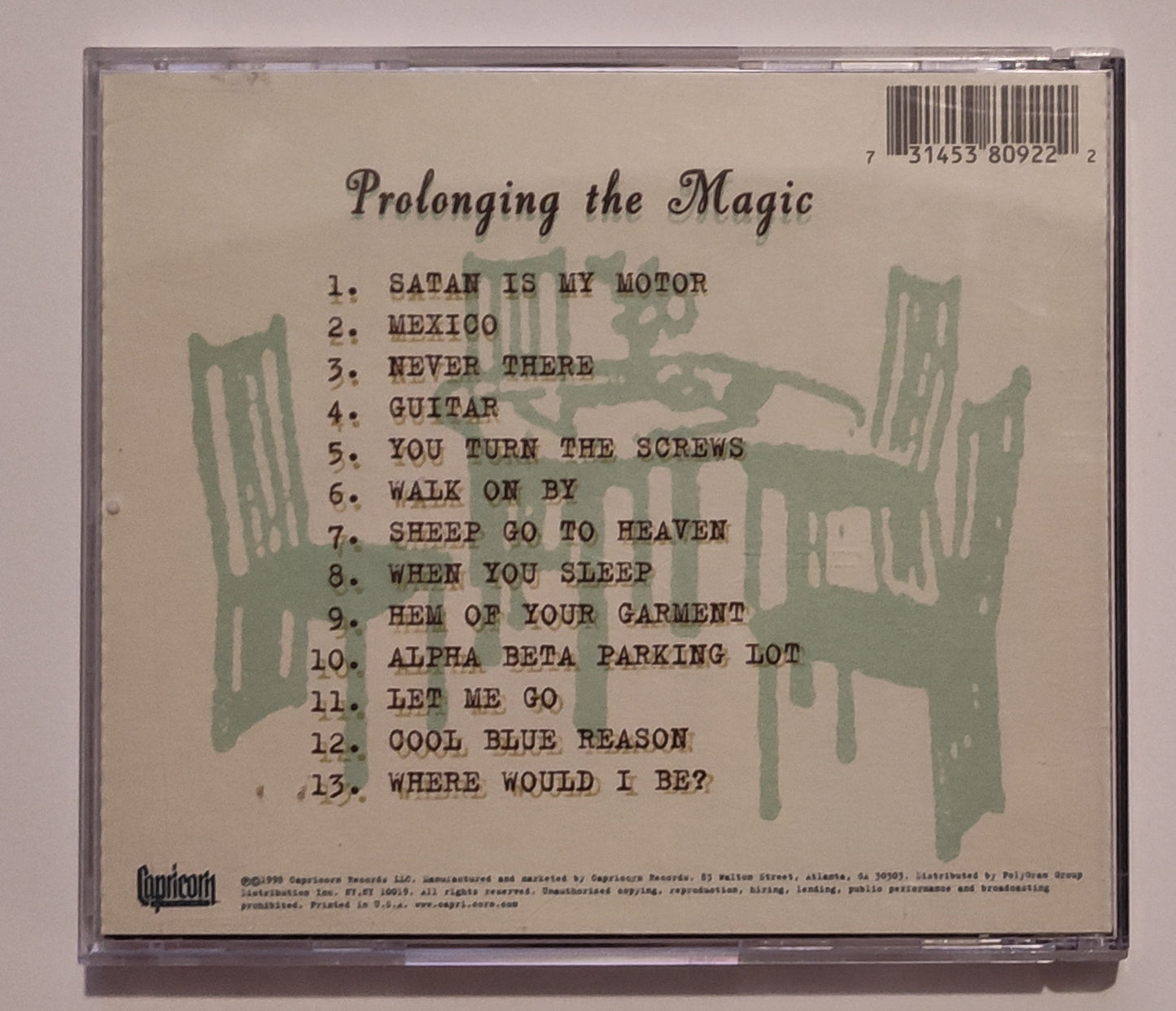 Cake - "Prolonging The Magic" - COMPACT DISC VG+/G+