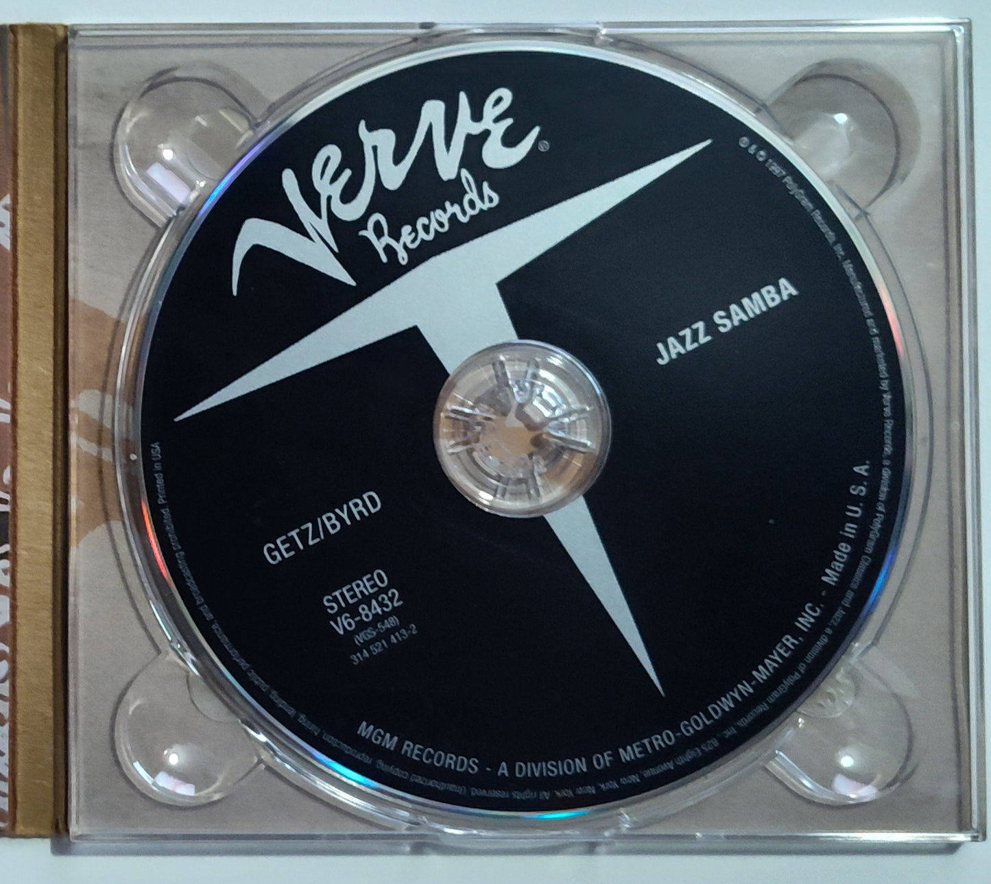 Stan Getz/Charlie Byrd - "Jazz Samba" - COMPACT DISC G/VG (Water damaged Digipack)