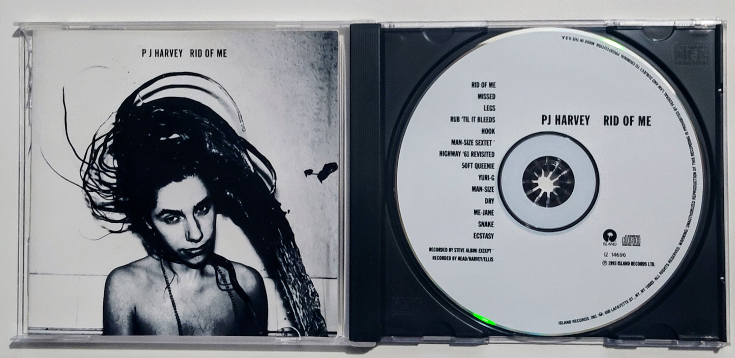 P.J. Harvey - "Rid Of Me" - COMPACT DISC VG+/VG+