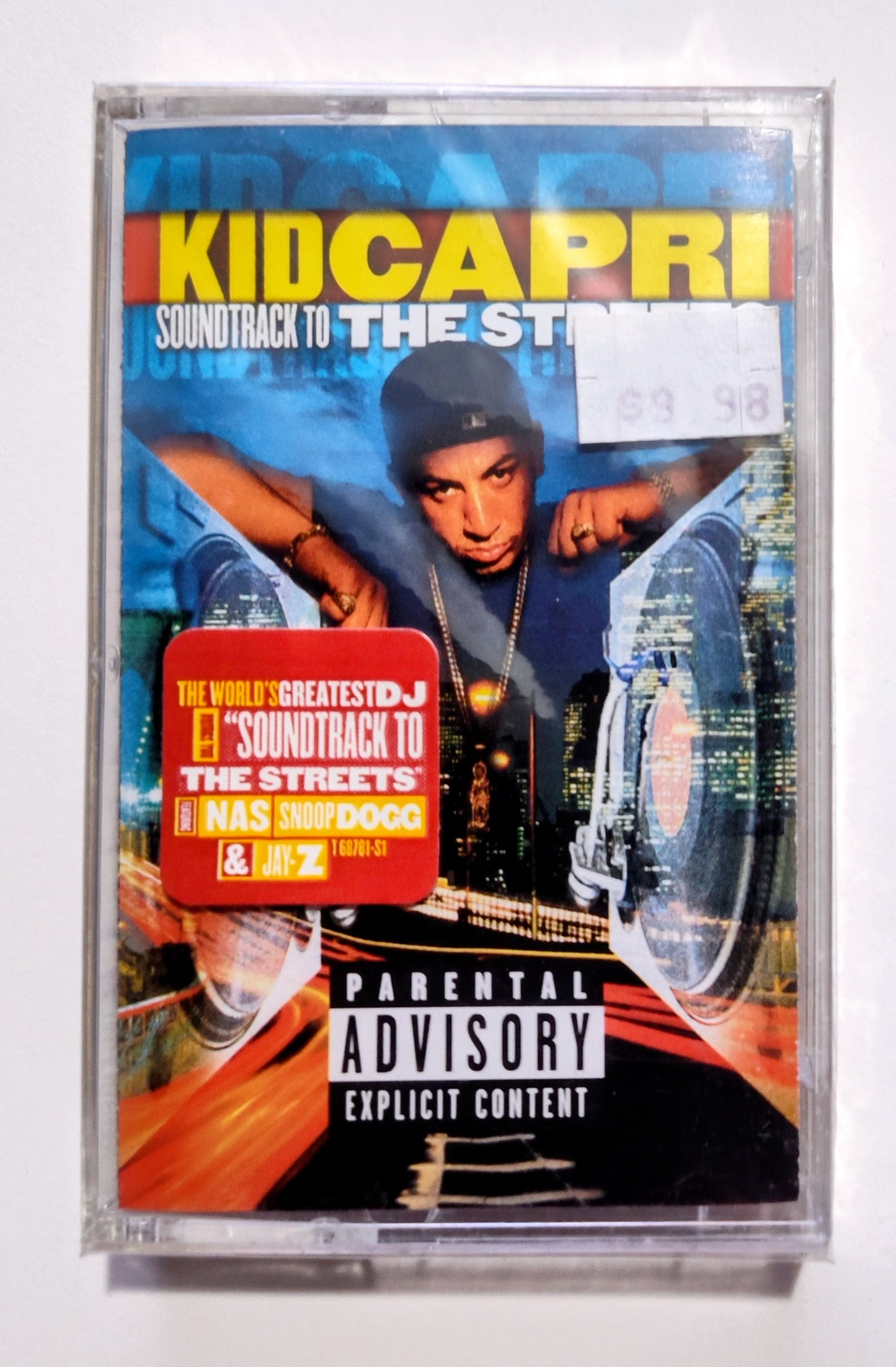 Kid Capri - "Soundtrack To The Streets" - CASSETTE TAPE M/M (Sealed)