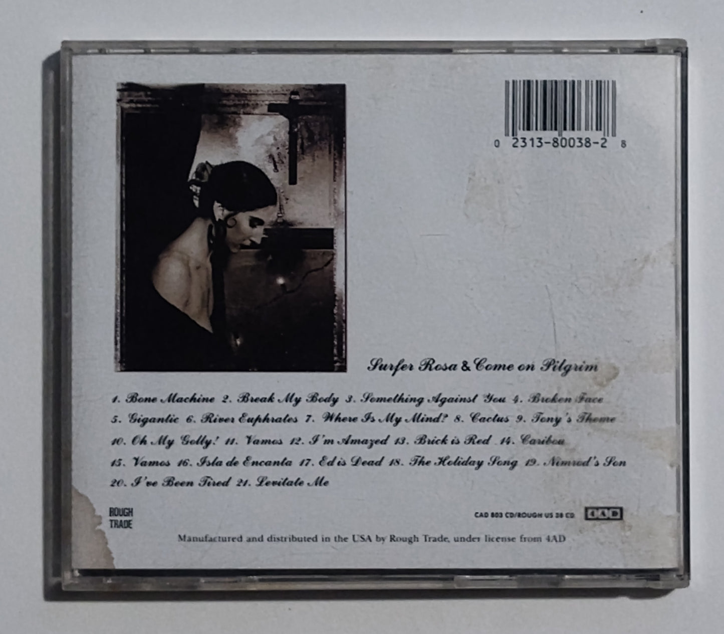 Pixies, The - "Surfer Rosa" & "Come On Pilgrim" - INDIE COMPACT DISC VG/G+