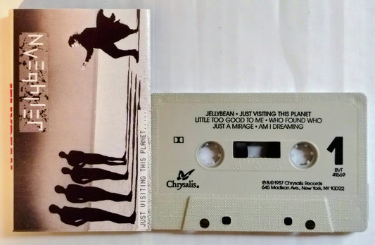 Jellybean - “Just Visiting This Planet” - CASSETTE TAPE VG/VG+