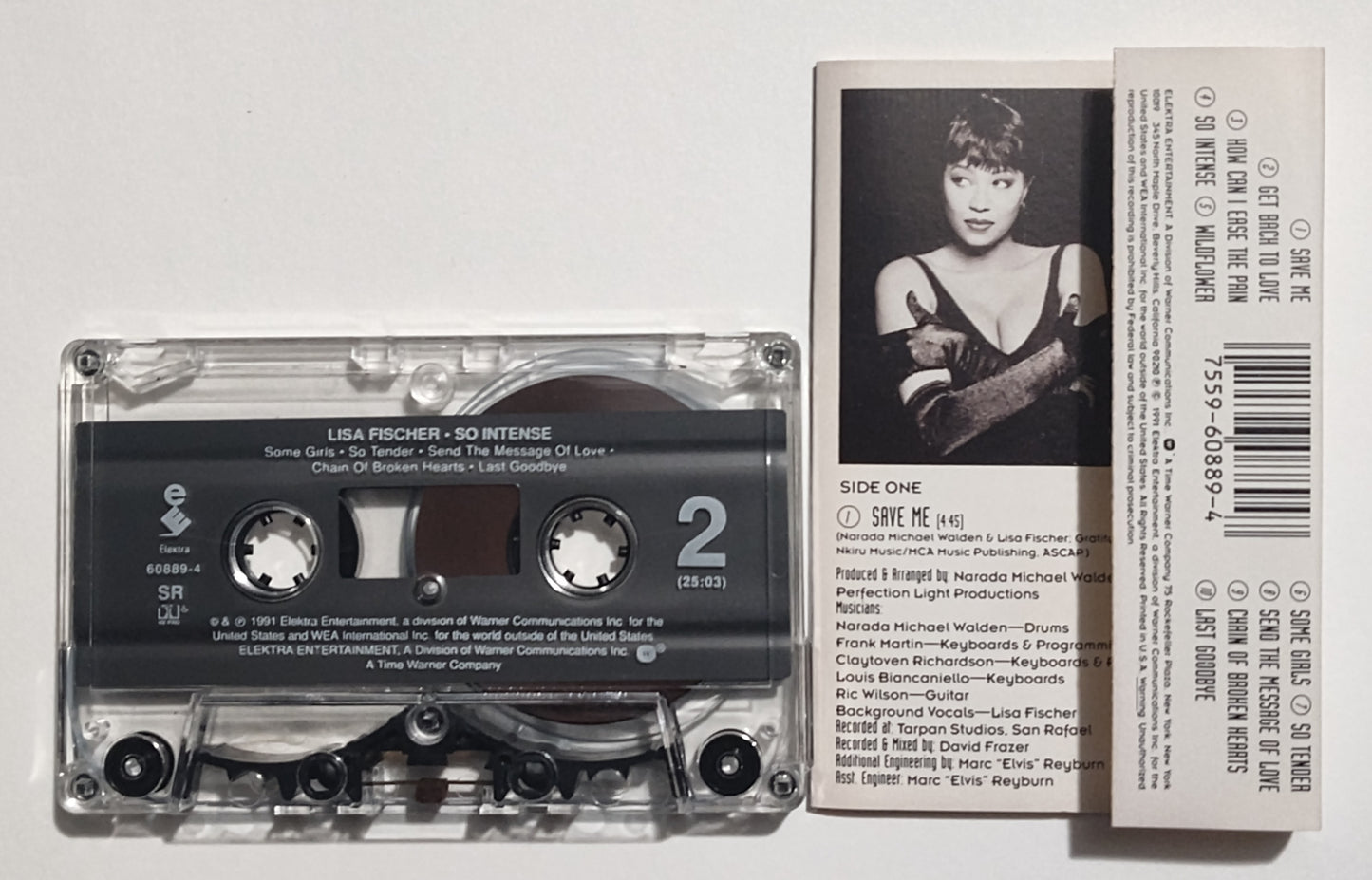 Lisa Fischer - "So Intense" - CASSETTE TAPE (SR; DIGalog; DOLBY HX PRO) VG+/VG+