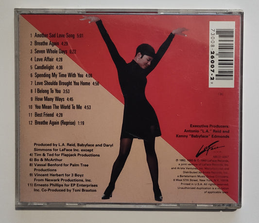 Toni Braxton - "Toni Braxton" - COMPACT DISC VG/VG+