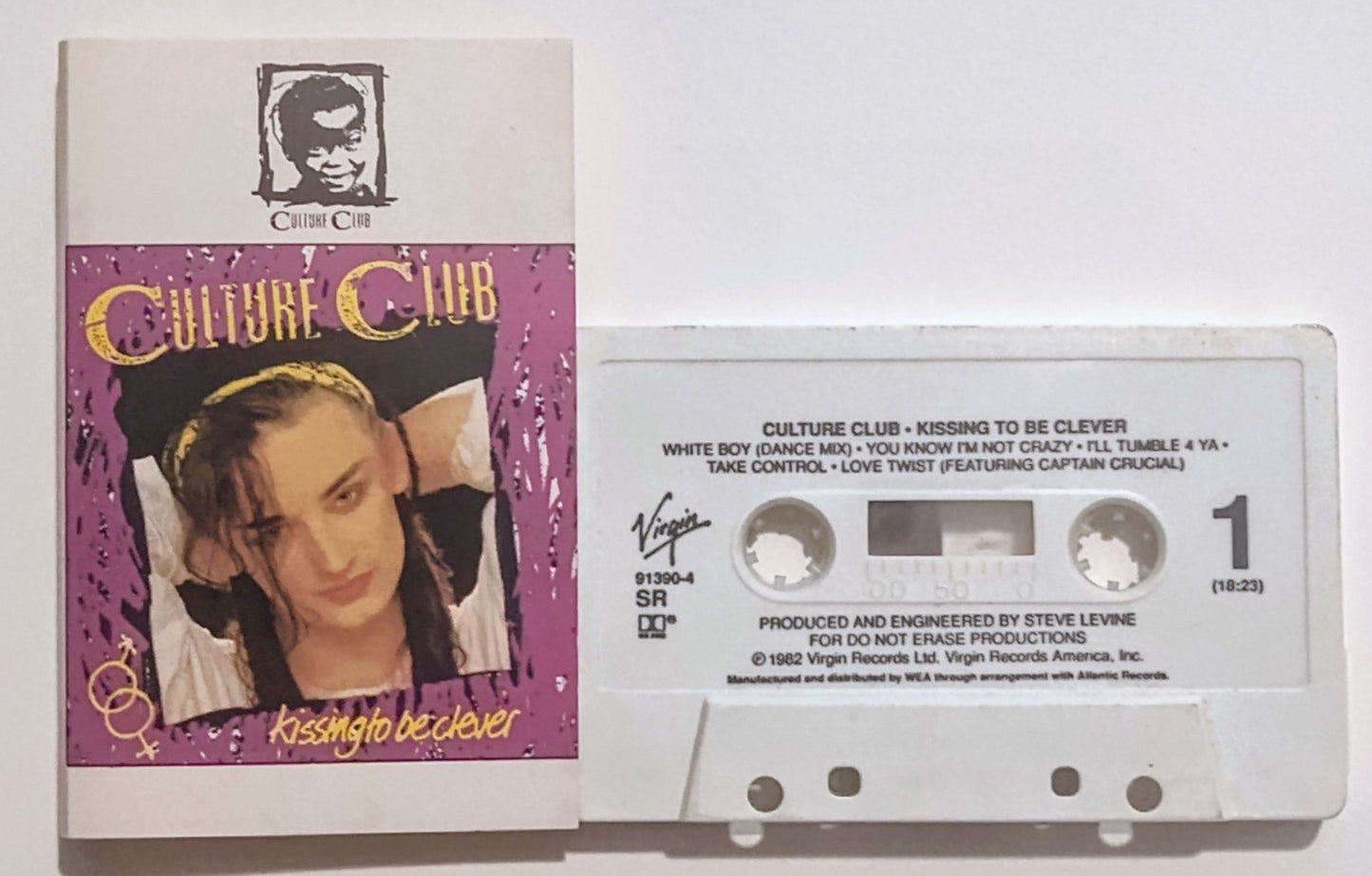 Culture Club - "Kissing To Be Clever" - CASSETTE TAPE (SR; DOLBY) VG/VG