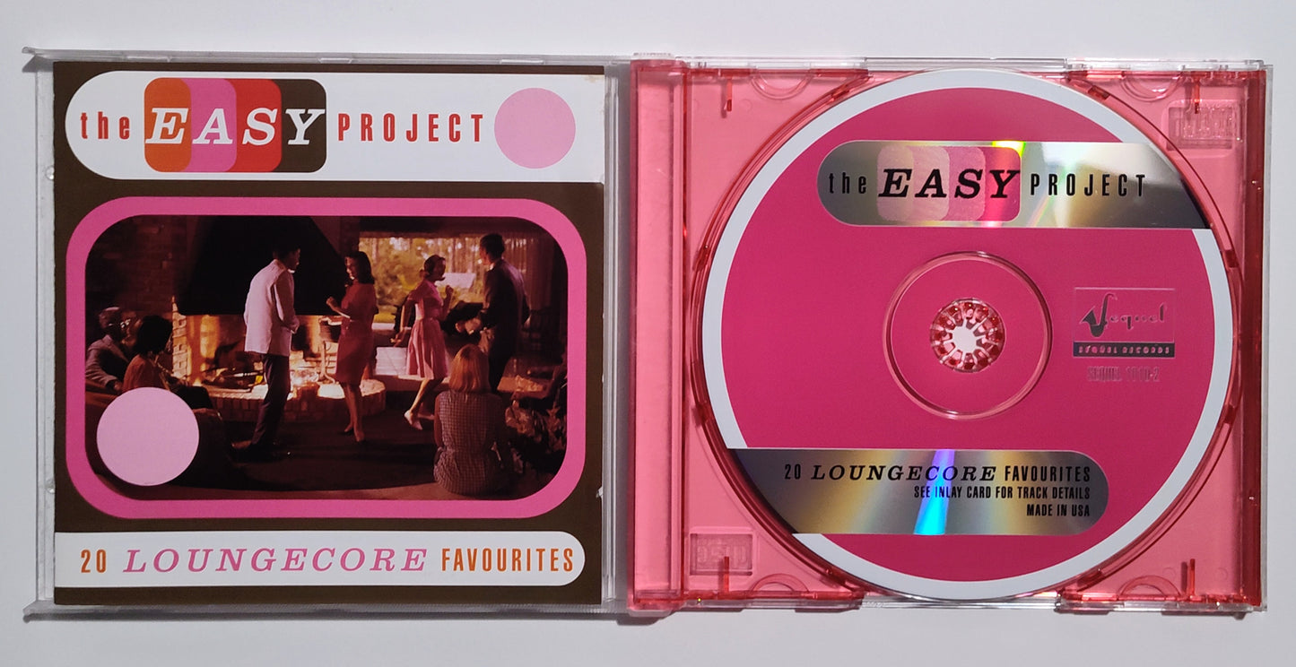 Various Artists - "The Easy Project: 20 Loungecore Favorites" - INDIE COMPACT DISC VG+/NM