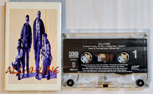 All-4-One - “All-4-One” - CASSETTE TAPE VG+/VG+