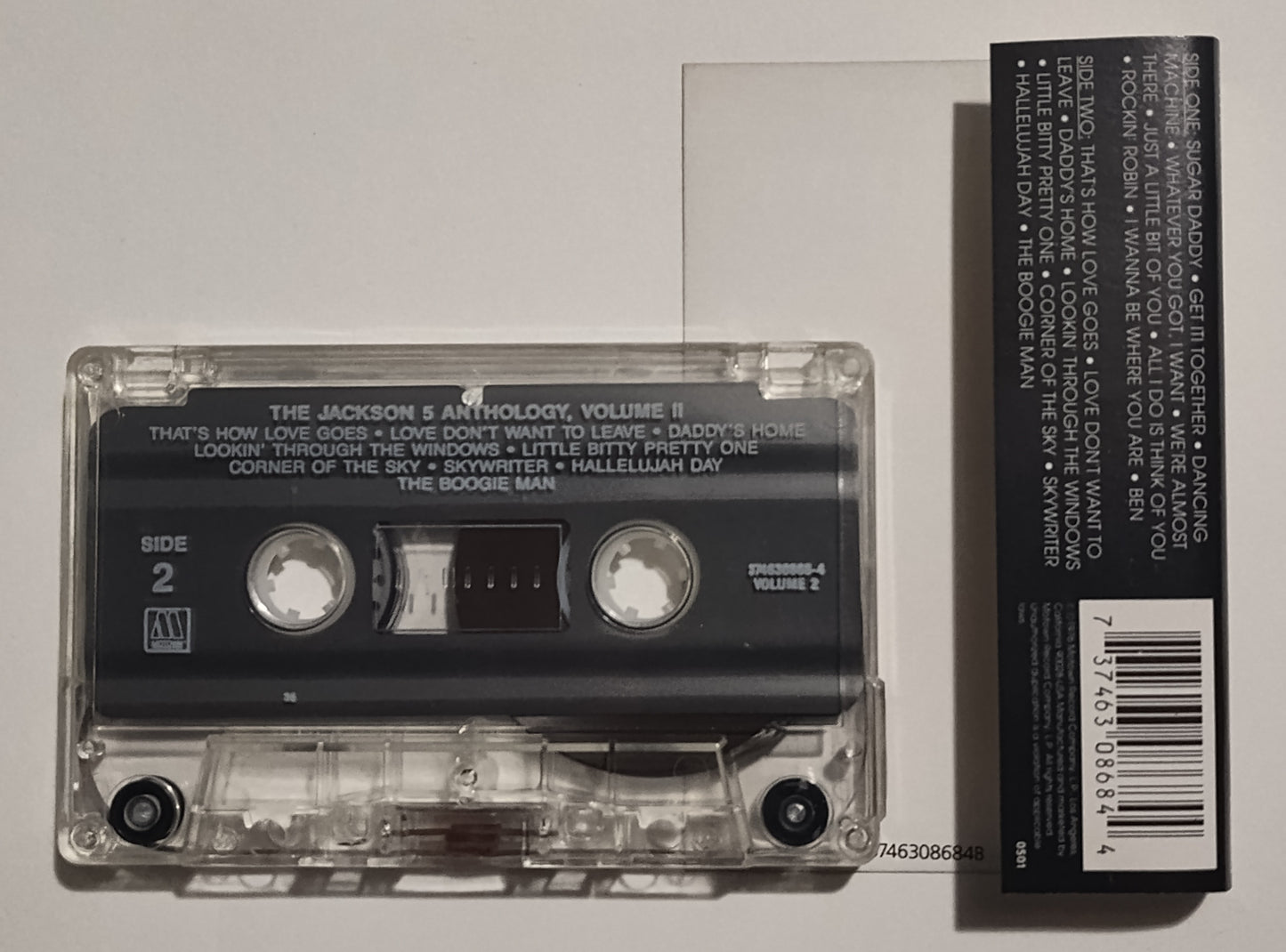 Jackson 5 - "Anthology Volume II" - CASSETTE TAPE VG+/VG+