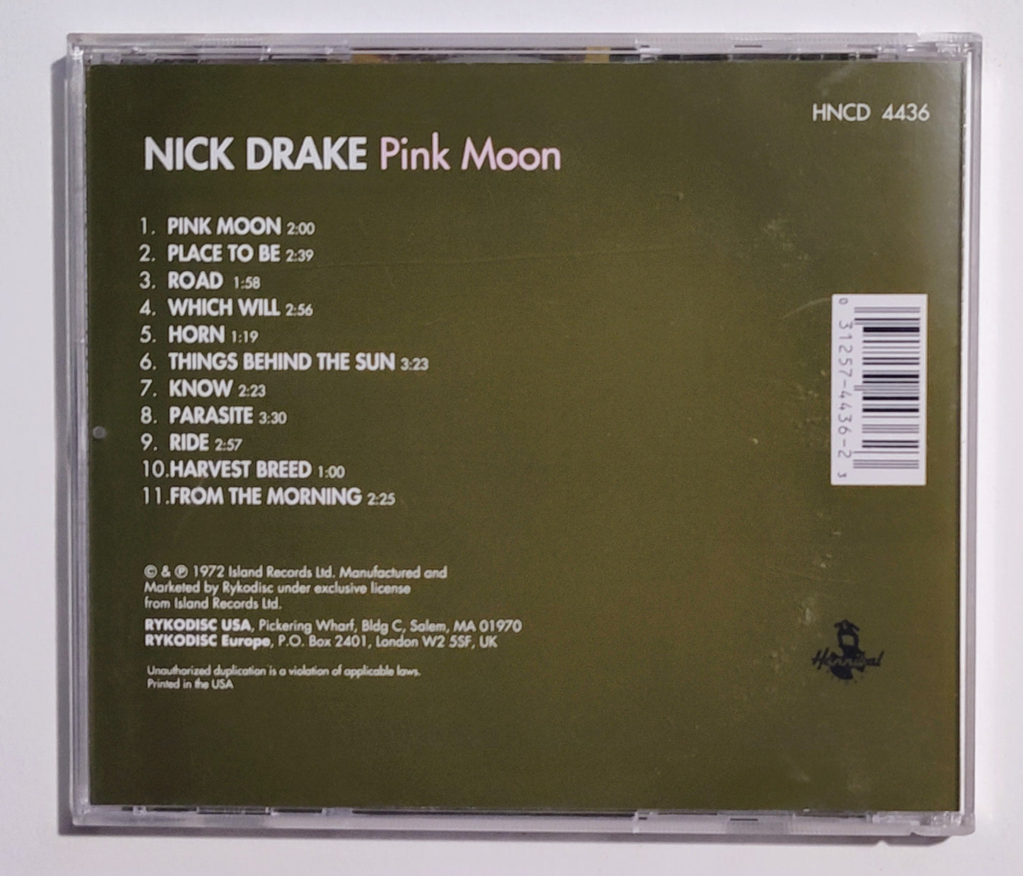Nick Drake - "Pink Moon" - COMPACT DISC NM/NM