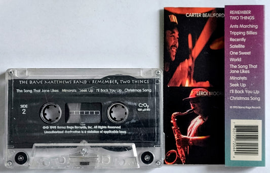 Dave Matthews Band - “Remember Two Things” - CASSETTE TAPE VG/VG *🚨*