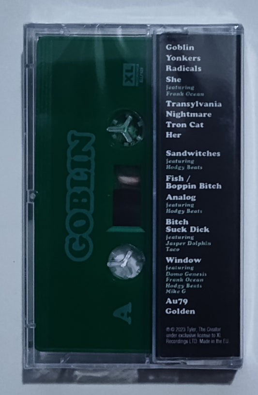 Tyler The Creator - "Goblin" - INDIE CASSETTE TAPE (Italy "Fan Club" Tape) M/M (Sealed)