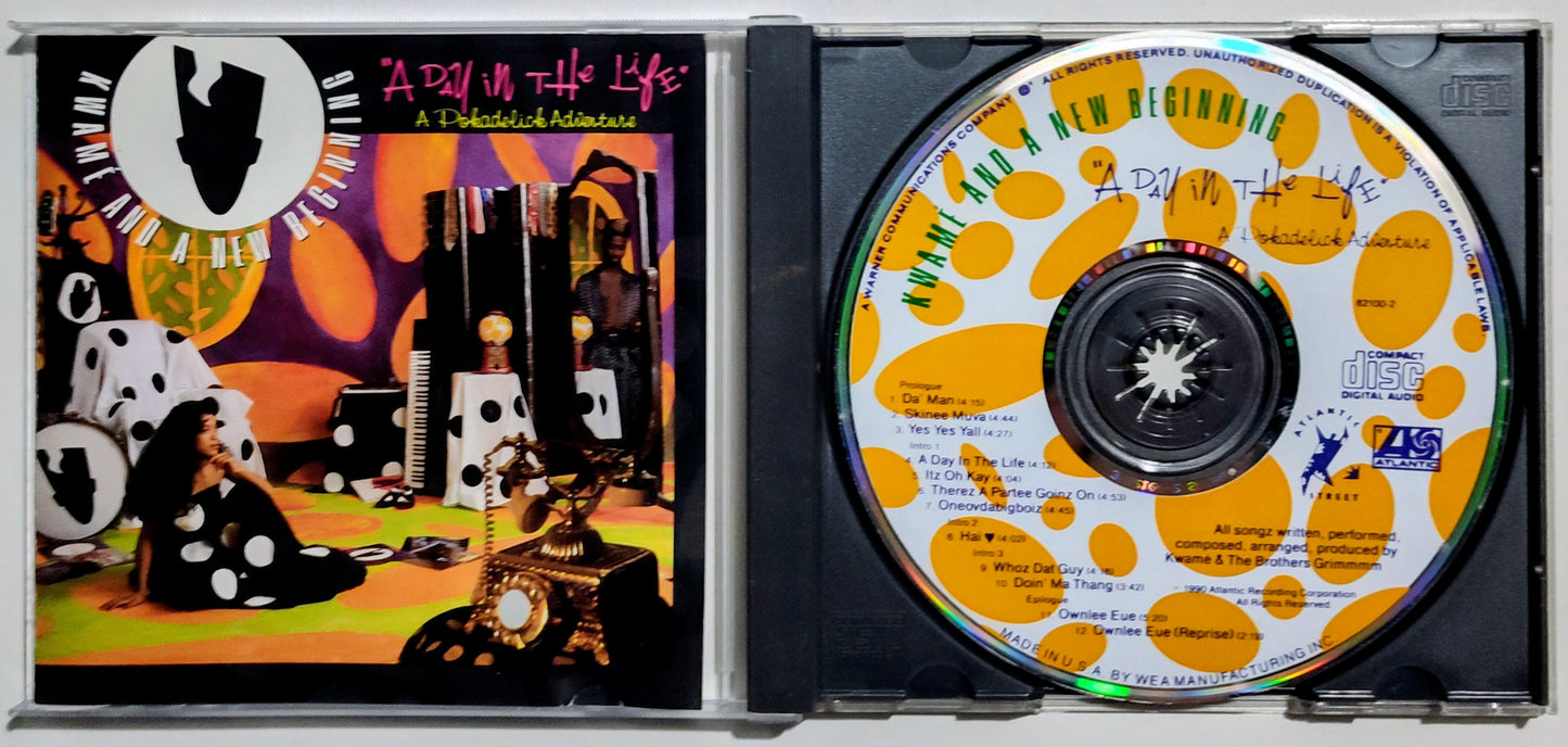 Kwamé And A New Beginning - "A Day In The Life (A Pokadelick Adventure)" - COMPACT DISC G+/G+