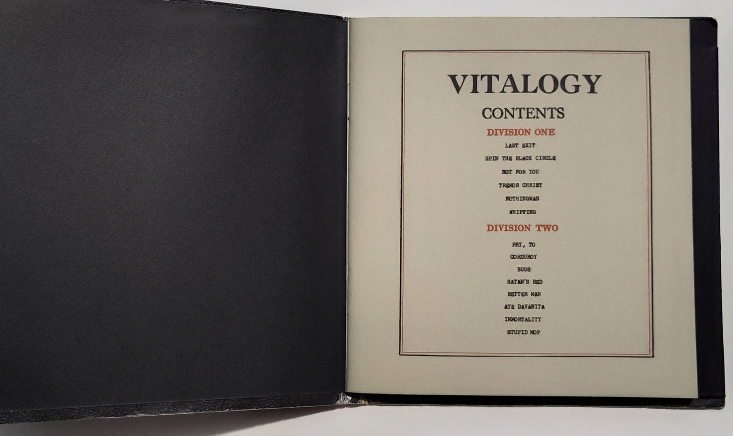 Pearl Jam - "Vitalogy" - COMPACT DISC VG/VG