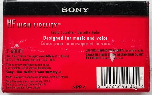 Blank - "Sony HF 60" (Sealed)