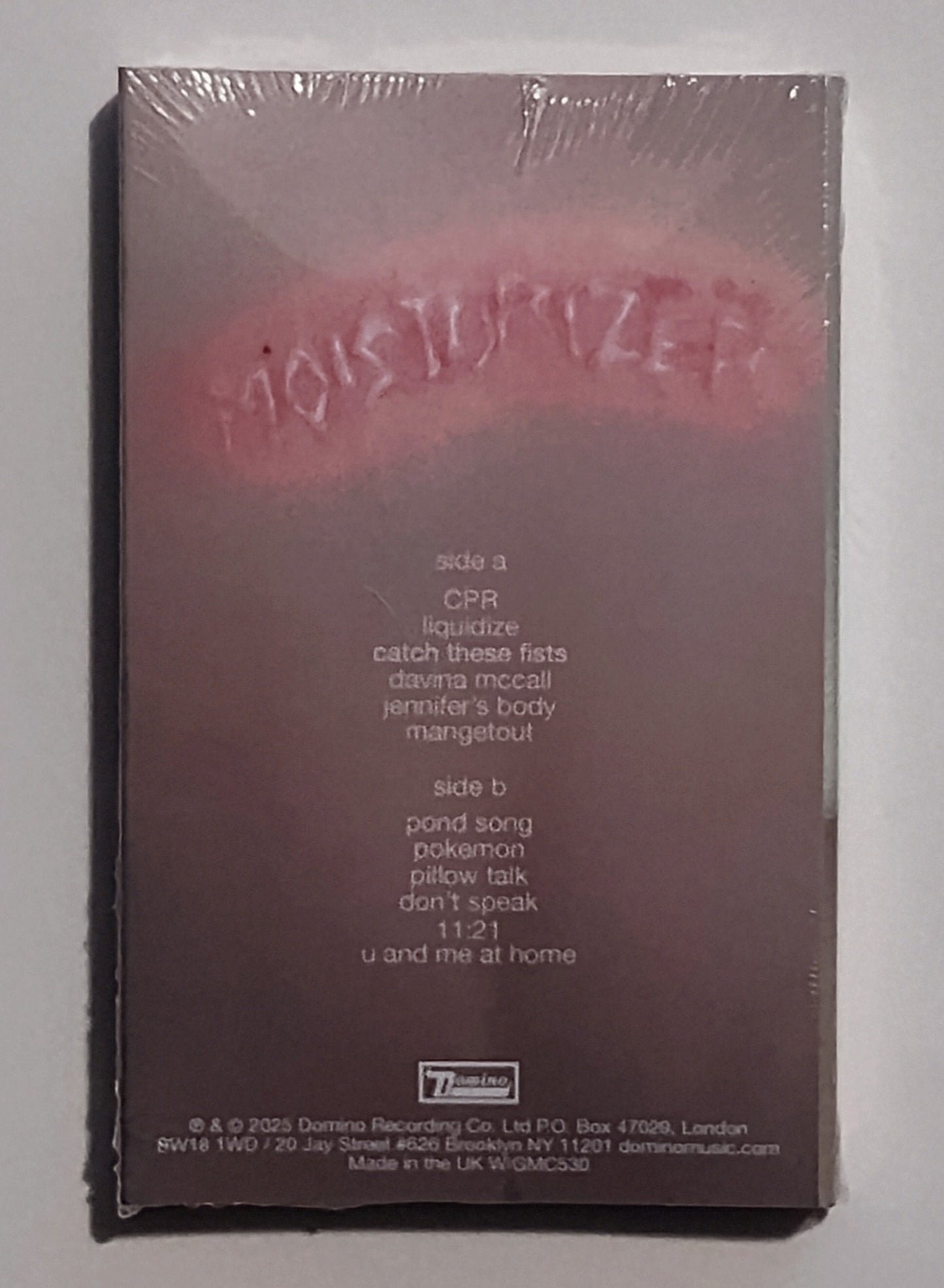 Wet Leg - "Moisturizer" - INDIE CASSETTE TAPE (White Frost) M/M (Sealed)