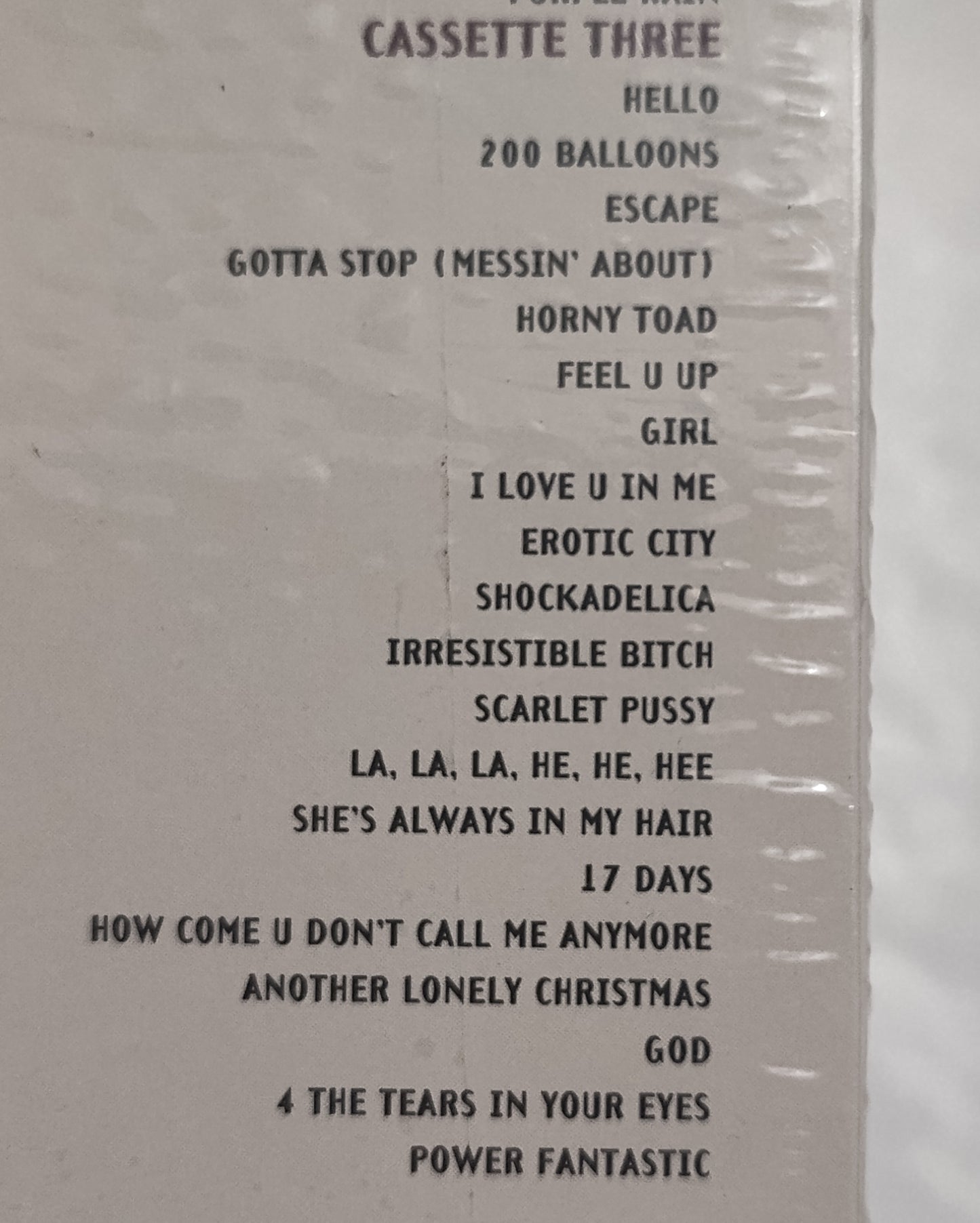 Prince - "The Hits And B-Sides" - CASSETTE TAPE (3-Tape Set) NM/NM (With slipcase)