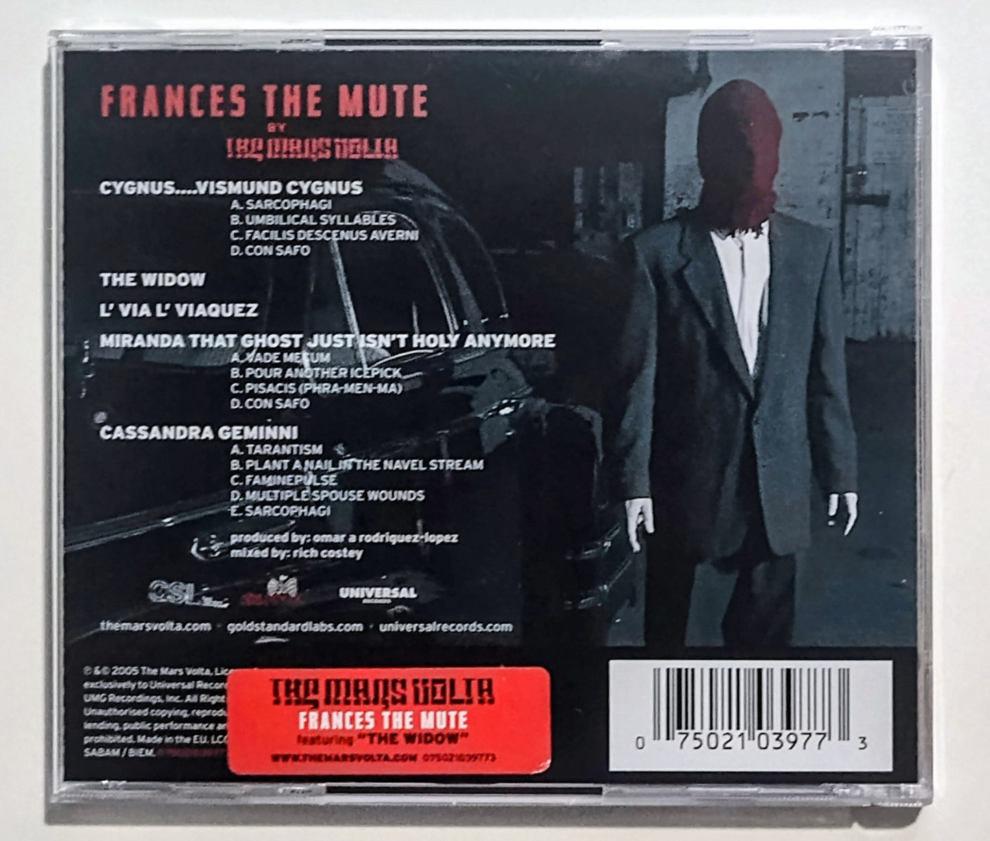Mars Volta, The - "Frances The Mute" - INDIE COMPACT DISC NM/NM