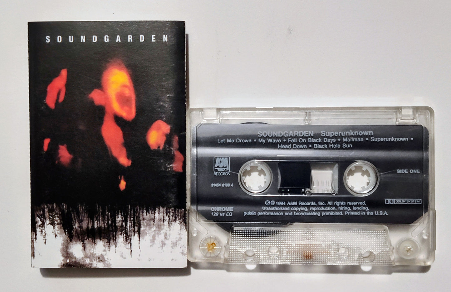 Soundgarden - "Superunknown" - CASSETTE TAPE (Chrome; DOLBY) VG/VG