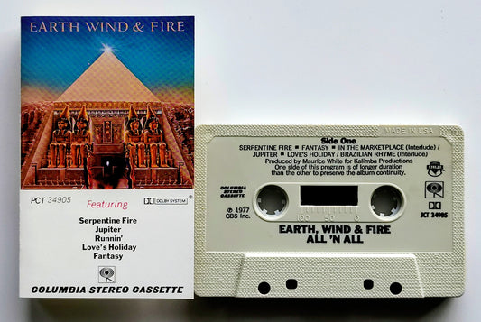 Earth, Wind & Fire - “All ‘N All” - CASSETTE TAPE VG+/VG+