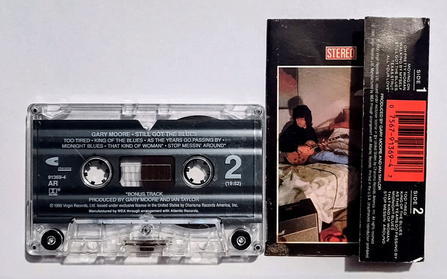 Gary Moore - "Still Got The Blues" - CASSETTE TAPE (AR; DOLBY HX PRO) G/VG