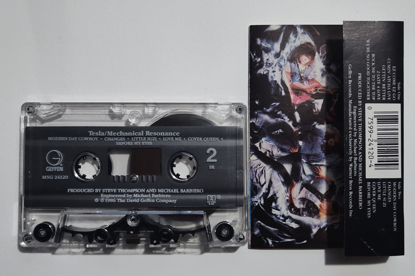 Tesla - "Mechanical Resonance" - CASSETTE TAPE (SR; DOLBY HX PRO B NR) VG+/VG+