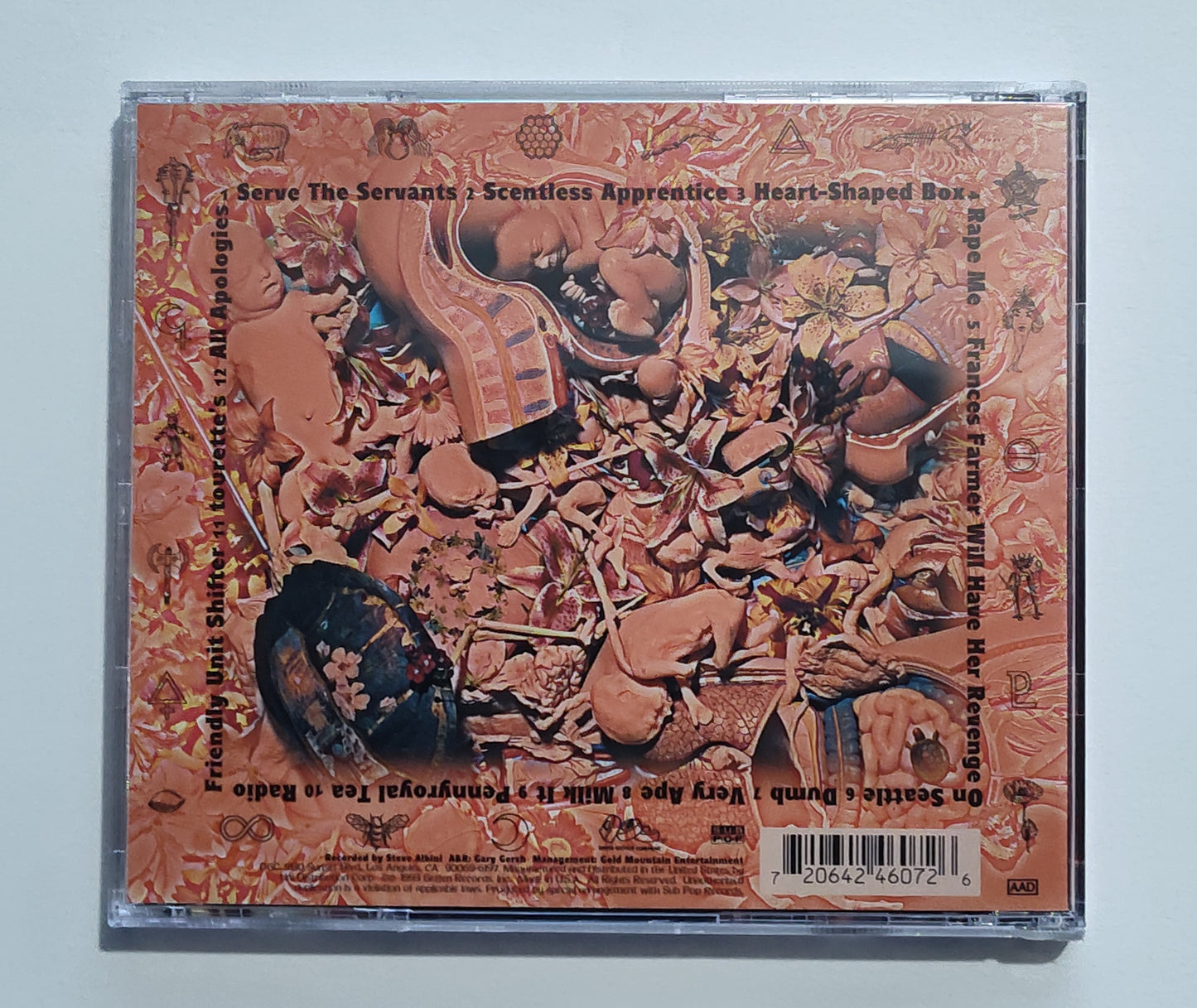Nirvana - "In Utero" - COMPACT DISC VG/VG+