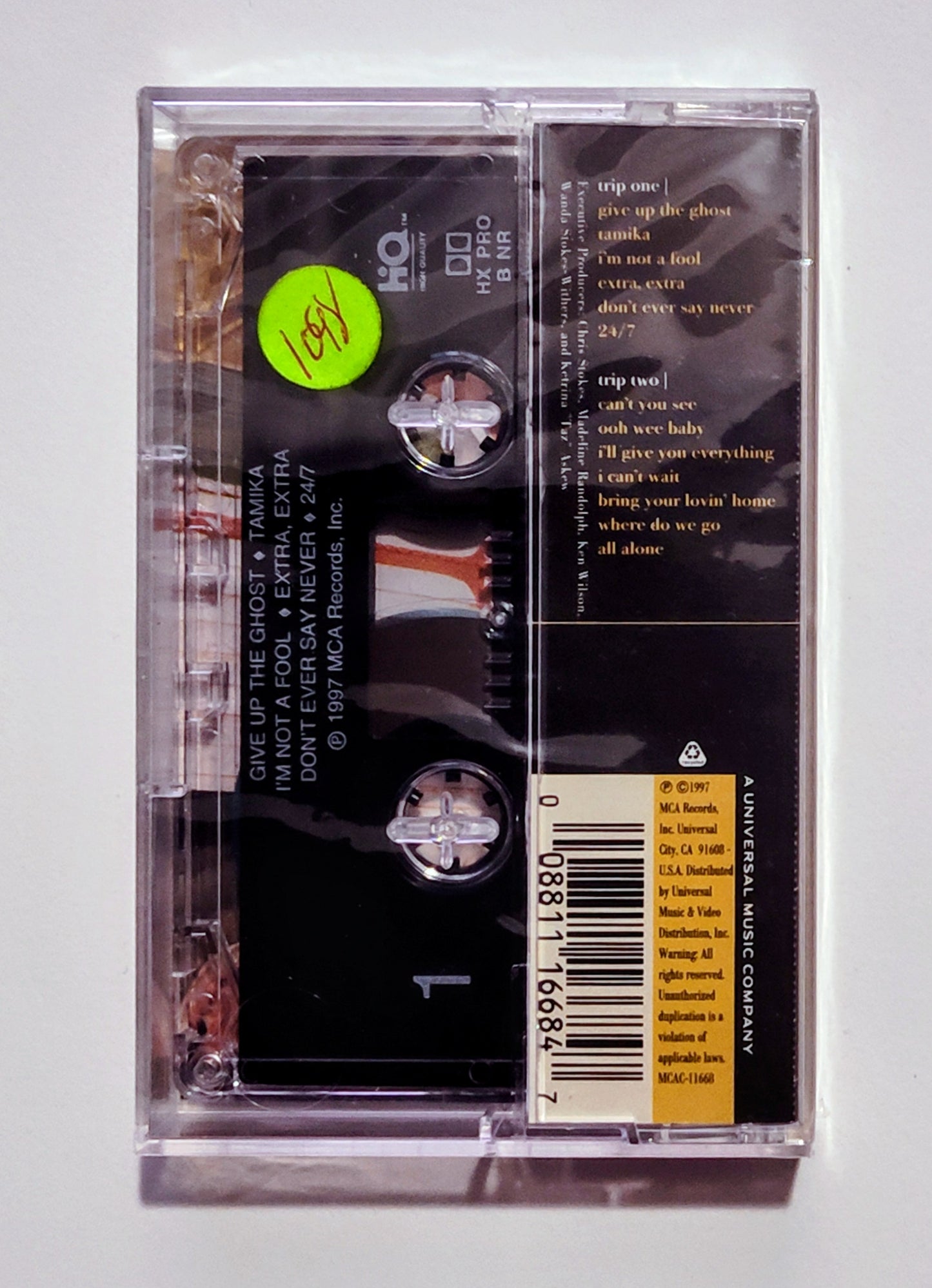 Immature - "The Journey" - CASSETTE TAPE (DOLBY HX PRO B NR) M/M (Sealed w/ hype sticker)