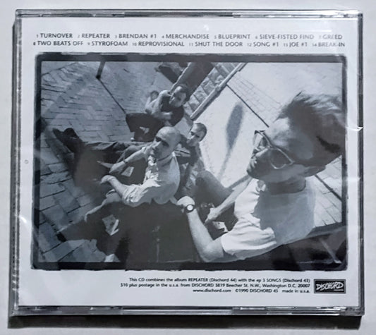 Fugazi - “Repeater (+3)” - INDIE COMPACT DISC M/M (Sealed)