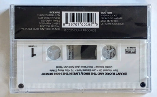 Brant Bjork And The Bros - “Live In The High Desert” - INDIE CASSETTE TAPE M/M (Sealed) *🌟*