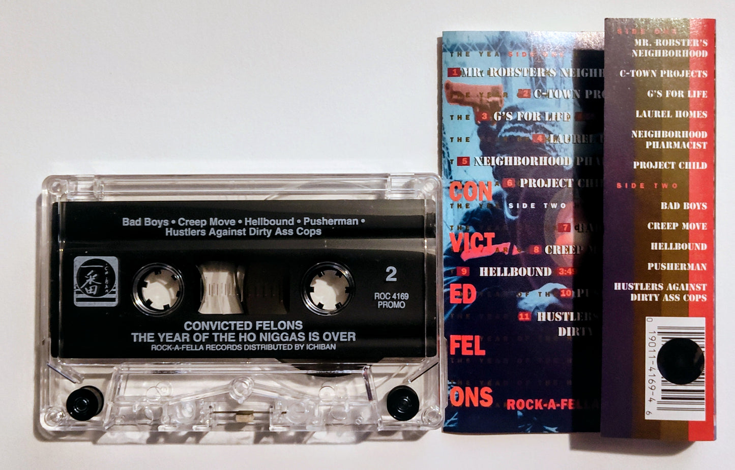 Convicted Felons - "The Year Of The -- ---- Is Over" - CASSETTE TAPE VG+/NM (Hole in barcode)